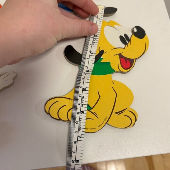 Vintage Walt Disney Wall Decor Characters 1984 Nursery Playroom Cute - Picture 12 of 13